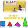 KİNDER MGL-36 MAGLY 36 PARÇA MANYETİK YAPI SETİ