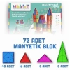 KİNDER MGL-72 MAGLY 72 PARÇA MANYETİK YAPI SETİ