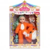 CEREN CTOY-QJ182 TİLKİ KOSTÜMLÜ OYUNCAK BEBEK 12 INCH.