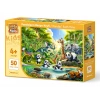 ART PUZZLE 35326 PANDALARIN BANYO KEYFİ-50 PARÇA