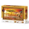 ART PUZZLE 5695 SAVANANIN KRALLARI -1000 PARÇA ÇERÇEVELİ