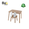 BEE SMART MS-80-1  BEE SMART SAFİR MEŞE BEYAZ NATUREL 1 SANDALYE SET