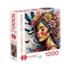 CA PUZZLE CA1000-7048 ÇİÇEKLİ KIZ PUZZLE 1000 PARÇA