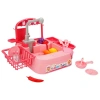 GALTOYS 168A-19A PİLLİ MUTFAK LAVABOSU PEMBE (12)