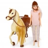 GALTOYS GLT-E301-C JASMINE HORSE BEBEKLİ BEJ/KAHVE (18)