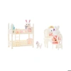 MEGA 010101BIG06689 BAY DREAMY MİNİ TAVŞAN- ŞATO OYUN SETİ