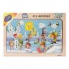 ONYIL ONY-109/110/111/112 AHŞAP EĞİTİCİ PUZZLE/KIŞ MEVSİMİ