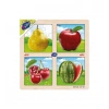 ONYIL ONY-253/254/255/256 AHŞAP EĞİTİCİ 4LÜ PUZZLE TAŞITLAR/MEYVELER/SEBZELER/SEVİMLİ HAYVANLAR
