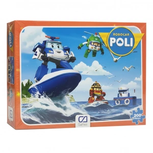 CA CA200-5328  ROBOCAR POLİ PUZZLE 200