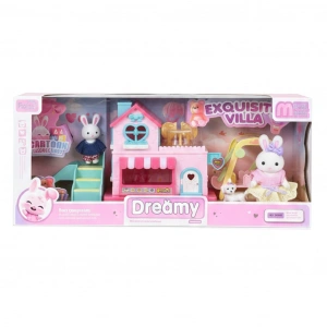 MEGA 010101BIG06650 BAY DREAMY MİNİ TAVŞAN- KAYDIRAKLI PARK OYUN SETİ