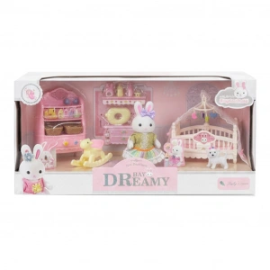 MEGA 010101BIG06618 BAY DREAMY MİNİ TAVŞAN- BEBEK ODASI OYUN SETİ