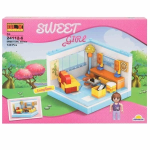 SUNMAN S01003214 SUN-RST-BLX-SWEET GIRL SET APARTMAN OTURMA ODASI 1FGR.140PRÇ