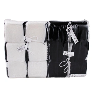 KIZILKAYA KZL-1810003 PELUŞ ZAR SİYAH BEYAZ 7 CM