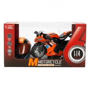 SUNMAN S00005831 SUN-MYG-DC.MOTOSİKLET 1/14 RACING KASKLI FİGÜR PB.3R.SES/IŞIK