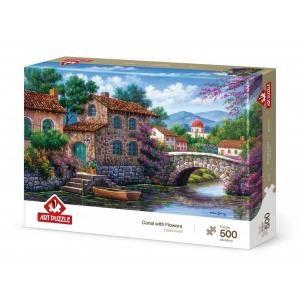 ART PUZZLE 5070 ÇİÇEKLİ KANAL - 500 PARÇA