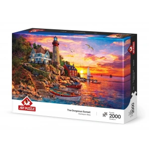 ART  PUZZLE 5486 MUHTEŞEM BATIŞ - 2000 PARÇA