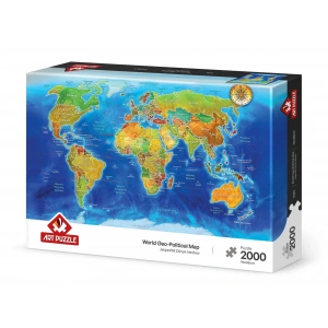 ART PUZZLE 5496 JEOPOLİTİK DÜNYA HARİTASI -2000 PARÇA