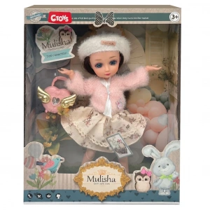 CEREN CTOY-QJ171B KLASİK MODA AKSESUARLI OYUNCAK BEBEK