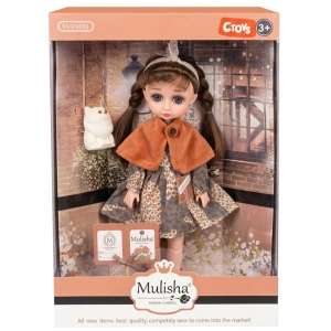 CEREN CTOY-QJ105C KLASİK MODA AKSESUARLI OYUNCAK BEBEK