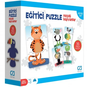 CA.5028 EĞİTİCİ PUZZLE-NEŞELİ HAYVANLAR