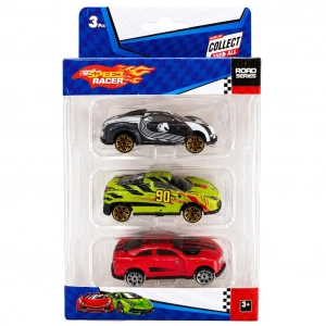 TOYSAN 3LÜ SPEED RACER METAL ARABA TOY-23