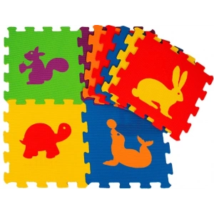 AKÇİÇEK 306 33*33CM 7 MM HAYVANLAR EVA PUZZLE