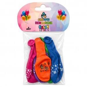 ARBİTOYS ARB-1003 RENGARENK BALON 5Lİ