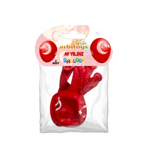 ARBİTOYS ARB-1006 AY YILDIZ BALON 5Lİ