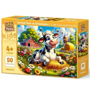 ART PUZZLE 35321  SEVİMLİ İNEK VE ARKADAŞLARI - 50 PARÇA