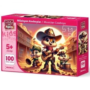ART PUZZLE 35417  MÜZİSYEN KOVBOYLAR - 100 PARÇA