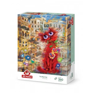 ART PUZZLE 4582 KIRMIZI KEDİ 260 PARÇA