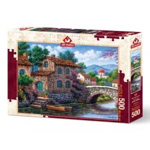 ART PUZZLE 5070 ÇİÇEKLİ KANAL - 500 PARÇA