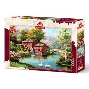 ART PUZZLE 5188 KIRMIZI ESKİ DEĞİRMEN -1000 PARÇA