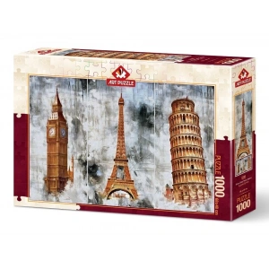 ART PUZZLE 5199 ÜÇ ŞEHİR ÜÇ KULE -1000 PARÇA