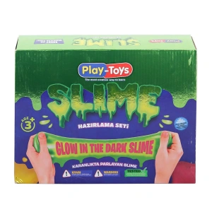 ASYA 4263 PLAYTOYS DOIY SLIME SET GLOW IN THE DARK (24)