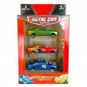 BEREN BRN-2473 KUTULU 3LÜ METAL ARABA METALİK (144)