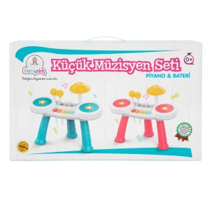 BİRLİK HE0525/HE0526 KÜÇÜK MÜZİSYEN SETİM PİANO & BATERY (12)