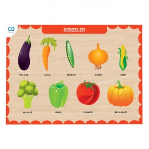 CA CAAHS-3205 CA GAMES AHŞAP SEBZELER BUL-TAK