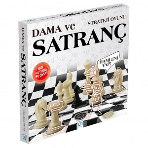 CA PUZZLE CA.5188 DAMA VE SATRANÇ KUTULU OYUN