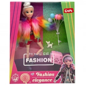 CEREN CTOY-8671-12 MODA AKSESUARLI OYUNCAK BEBEK 11.5 INCH