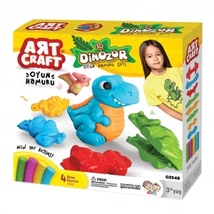 DEDE 03995ART CRAFT 3D DİNAZORLAR HAMUR SET