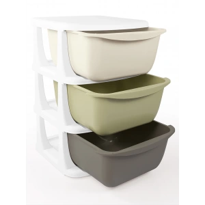 DOLU 7130 3 KATLI 3 ÇEKMECELİ SAKLAMA ÜNİTESİ