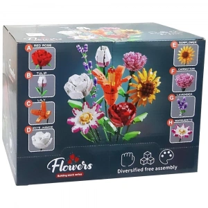 DUMAN DMN123-730-731 KUTUDA TEKLİ LEGO ÇİÇEK (144)