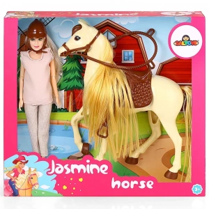 GALTOYS GLT-E301-C JASMINE HORSE BEBEKLİ BEJ/KAHVE (18)