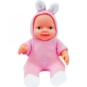 GLOBAL GL100156 SEVİMLİ SESLİ BEBEK ROZA TAVŞAN  FİGÜRLÜ  (96)