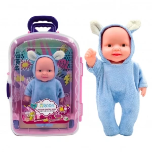 GLOBAL GL101184 ROZA TAVŞAN ÇANTALI BEBEK