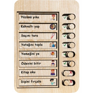 HAMAHA HMH-2714 ÇOCUKLAR İÇİN GÜNLÜK RUTİN VE SORUMLULUK BİLİNCİ