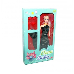 KEMBAY 912 ELANA YEDEK ELBİSELİ KÜPELİ BEBEK