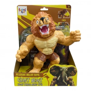 KİNDER STRESS RELEIF TOY- LARGE SOFT LION