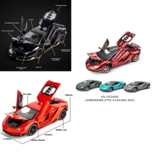 KIZILKAYA KZL-DC24282 LAMBORGHINI LP770-4 1:24 SESLİ IŞIKLI (32)